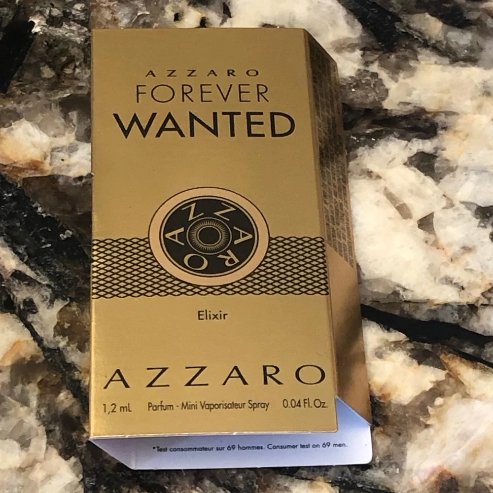 Azzaro Forever Wanted Elixir Sample Vial Spray Card